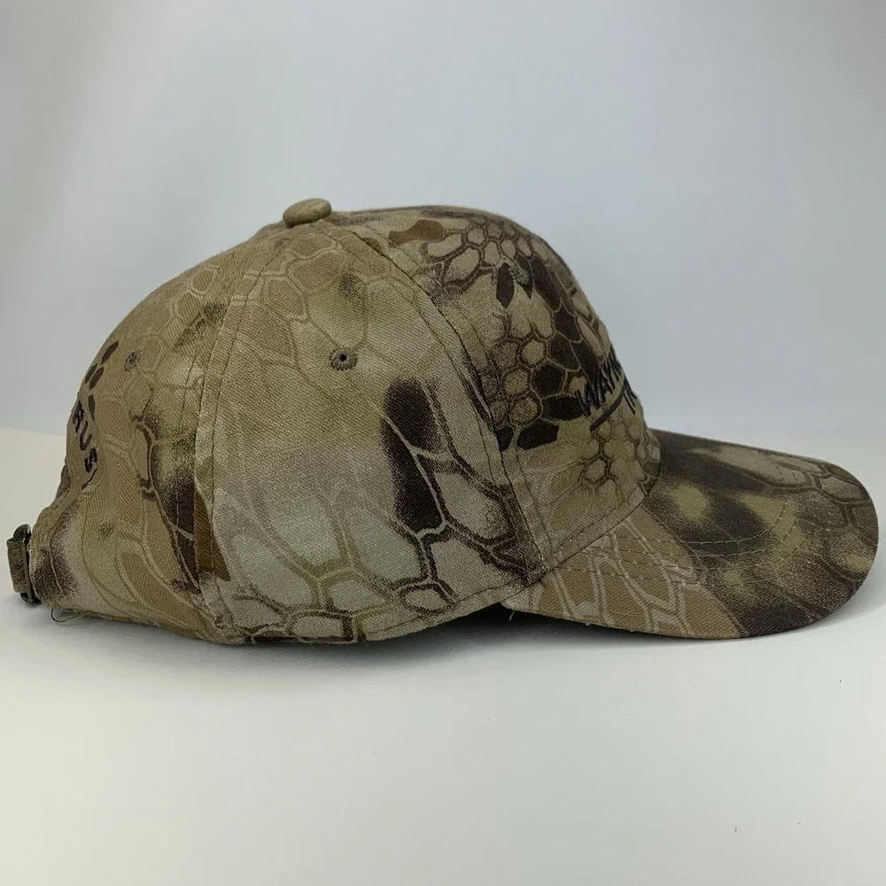 Wayne Smith Trucking Hat Kryptek Camo Strapback Outdoor Cap Baseball Cap w/ Tag